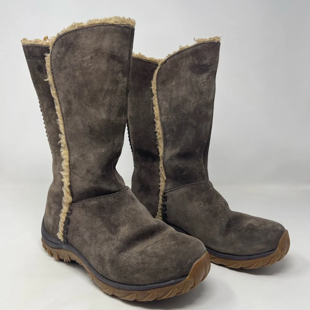 Patagonia Lugano Espresso Waterproof Primaloft‎ Polartec Boots Women's Size 5.5